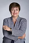 Kristalina Georgieva er administrerende direktør for Det internasjonale pengefondet (IMF) og oppfordrer til å benytte KI-revolusjonen til å gjøre verden til et bedre sted. Foto: IMF