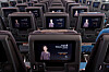 Et lite kamera nederst på skjermen på noen fly fra Singapore Airlines har vekket bekymring. Arkivfoto fra selskapets økonomikabin på A380 som ble lansert sent i 2017.