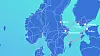 Kartet viser de nye fiberforbindelsene Globalconnect skal bygge mellom Sverige, Estland og Finland de neste to årene. Til sammen blir det en 1250 kilometer lang ringforbindelse i Østersjø-området.