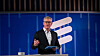 Ericssonsjef Börje Ekholm på åpningstalen under MWC 19 i Barcelona for ett år siden. I år blir det ingen tale fra Ekholm under MWC20.