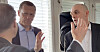 Leder for bedriftsmarkedet, Ove Fredheim og leder for privatmarkedet, Bjørn Ivar Moen, tror innebygde simkort kan få stor betydning for begge kundegrupper.