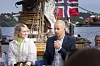 Digitaliseringsminister Karianne Tung legger fram digitaliseringsstrategien for Norge om ei uke. Her fra en samtale med fungerende Nkom-sjef John-Eivind Velure under Arendalsuka i august i år.