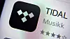 Tidal-appen på mobil.