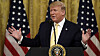 President Donald Trump under det han har kalt «Presidential Social Media Summit» i Det hvite hus.
