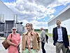 Datasentrene er store anlegg som krever mye energi til å kjøle ned serverne. Aggregatene i bakgrunnen var en uunngåelig del av omvisningen.