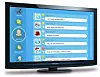Panasonic HDTV med Skype-støtte.
