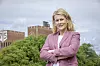 – Det handler ikke om enten eller. Vi må styrke norsk infrastruktur, bygge digitale suverene løsninger – og samtidig utnytte mulighetene for modernisering og innovasjon, sier Kristine Dahl Steidel i Microsoft Norge. Foto: Arash A. Nejad