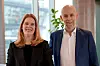 Torstein Ødegård, ny leder for privatmarkedet i Twoday, sammen med administrerende direktør Kristin Rotevatn Nyberg.