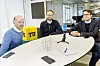 Ketil Jensen, (i midten) berømmer arbeidet bransjen har lagt ned i å formidle problemet til politisk hold. Her sammen med kollega Bjørn Fredrik Christensen (t.h) og statssekretær Per Olav Skurdal Hopsø i Arbeids- og inkluderingsdepartementet. Foto: Arash A. Nejad Foto: Arash A. Nejad