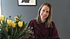 Caroline Wilhelmsen i Capgemini har to barnehagebarn og hjemmekontor og flytter litt rundt etter hvor det er arbeidsro.