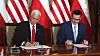 USAs visepresident Mike Pence og Polens statsminister Mateusz Morawiecki undertegnet mandag en samarbeidserklæring om 5G.