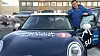 «Jesper på hjul» ruller rundt til nærmere 4000 studenter i året i sin Mini Cooper. Foto: Sparebank 1 Østlandet
