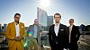 Forfatterne av rapporten Mind the gap. Fra venstre: Bram Timmermans, Tobias Studer Andersson, Dennis Gan og Tormod Baustad Benonisen.