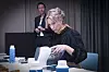Digitaliserings- og forvaltningsminister Karianne Tung fra da hun la fram ny strategi for datasenternæringen på Lillestrøm 27. juni 2025. Foto: Håvard Fossen
