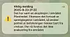 Dette er nødvarselet politiet sendte ut tirsdag kveld. flere mener språkbruken er unødvendig byråkratisk. Foto: Faksimile/NTB
