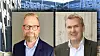 Ny juridisk direktør i Telia Norge, Henrik Larsen til venstre. Til høyre Frode Lillebakken, som forlater Telia Norge etter 11 år som juridisk direktør, først i Tele2 og seinere i Teliasonera/Telia Norge etter at de kjøpte Tele2 i 2015.