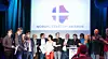 Tirsdag feiret gründerne seg selv i Oslo sentrum. En rekke oppstartsselskaper fikk priser i Nordic Startup Award og alle på bildet går videre til den nordiske finalen.