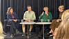 Simone Møkster i Family Business Expert, Ingar S. Bentsen fra The Factory, Trine Skei Grande direktør i Sopra Steria og daglig leder for interesseorganisasjonen Samvirkene og styreleder for Polyteknisk Forenings Styrenettverk, Janne Log.