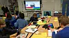Norsk læringsteknologi har inntatt mange klasserom verden over. Her fra matematikkundervisning ved en barneskole i Notting Hill, London.