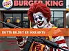 Så tøff er neppe kampen mellom McDonalds og Burger King. Bildet er KI-generert. Illustrasjon: Flux/Grok