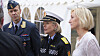 Inge Kampenes, sjef, Cyberforsvaret, Marie Benedicte Bjørnland, politidirektør, Politidirektoratet og politi- og lensmannsetaten og Hanne Tangen Nilsen, sikkerhetsdirektør, Telenor Norge i Telenors arrangementstelt på Arendalsuka onsdag.