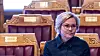 Helseminister Ingvild Kjerkol (Ap) under den muntlige spørretimen på Stortinget onsdag.