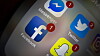Illustrasjonsbilde av appene Messenger, Twitter, Facebook og Snapchat.