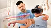 Her er vi litt usikre på hva HTC prøver å illustrere, men brillene er i hvert fall de nye HTC Vive Focus 3.