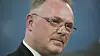 Per Sandberg fotografert under en pressekonferanse i april 2018.
