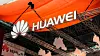 MINSK, BELARUS - April 18, 2017: Huawei stand logo on TIBO-2017 the 24th International Specialized Forum on Telecommunications, Information and Banking Technologies.