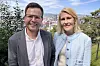 Espen Rustad skal jobbe med kundesuksess hos Micosoft Norge og ønskes velkommen av sjefen, Kristine Dahl Steidel.