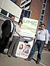Huaweis Knut Stadsklev, Lime-sjef Lei Wang og Nextnet-sjef Trond Nedregård.