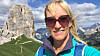 Anne-Sofie Risåsen på topptur i Alpene.