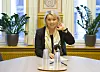 LOVPRISER DIGITALISERINGEN: Næringsminister Monica Mæland (H).