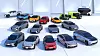 Cyberangrep hos en underleverandør har ført til at Toyota måtte stanse bilproduksjonen i omtrent ett døgn denne uken. Bildet viser batteridrevne biler som Toyota viste fram under en presentasjon i Japan i desember 2021.