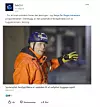 Per Roger Johansen reklamerte for eget selskap kledd i Statsbygg-klær. Han ble senere bedt om å fjerne Statsbygg-logoen fra reklamene. Skjermdump fra LinkedIn: TaskCtrl Foto: TaskCtrl