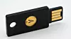 Den kanskje mest kjente sikkerhetsnøkkelen Yubikey 5, her i USB-A-varianten. Foto: Oskar Hope-Paulsrud