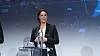 Administrerende direktør Birgitte Engebretsen i Telenor Norge, her på scenen under konferansen Attack 2023 i Oslo i fjor.