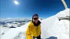 Are Almaas på Gaustatoppen under en de første toppturene tidligere i vår.