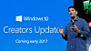Windows 10 Creators Update er like rundt hjørnet for noen. Bildet viser Terry Myerson, sjef for Microsofts Windows and Devices Group, under en tale på Manhattan i oktober 2016, hvor han fortalte om den kommende oppdateringen.