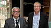 Fagdirektør Jon Hansen i UD (f.v) og Norges ambassadør til Tyskland, Petter Ølberg, mener at tysk ikke lenger er en like stor språkbarriere for norske tech-selskaper som ønsker å etablere seg i Tyskland. Foto: Caroline M. Svendsen