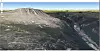 Norge i bilder har også fått mulighet for 3D-visning. På bildet ser man Gaustatoppen og Vestfjorddalen innover mot Rjukan. Foto: Skjermbilde av Norge i bilder