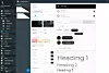 Ved hjelp av temaer kan man styre farge- og fontvalg for hele applikasjonen, uten å måtte endre CSS manuelt. Det er også mulig å overstyre dette for enkeltkomponenter i applikasjonen.
