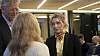 Nkom-direktør Pål Wien Espen i samtale med digitaliseringsminister Karianne O. Tung og viseadministrerende direktør Anniken Hauglie i NHO under presentasjonen av dekningsundersøkelsen for 2023.