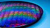 Silisiumskive med mikrobrikker fra Intel.