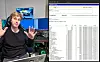 Penetrasjonstester Daniel Christensen (23) og skjermdump av et eksponert SQL-grensesnitt.