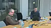 Kriseledelse: Kjell-Arne Strøm Hansen (t.v.) og Lars Petter Svartis ledet arbeidet i Brønnøysundregistrenes IT-avdeling. Foto: Brreg