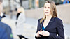Lise Randeberg, president i Tekna, har hørt på Siv Jensens fremleggelse av statsbudsjettet.