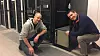 16,8 petaflops: Når skapet er fylt opp av gylne Nvidia-klosser vil forskerne kunne boltre seg med enorm regnekraft. På bildet ser vi også (fra v.) IT-ansvarlig Sigurd Brinck fra CAIR og forsker Bernt Viggo Matheussen fra CAIR og Agder Energi.
