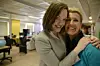 Eventansvarlig Ingvild Kielland (fra v.) og daglig leder Vibeke Engen i Flow synes nominasjonen i kategorien «Best office Space» i Nordic Startup Awords er fryktelig stas.
